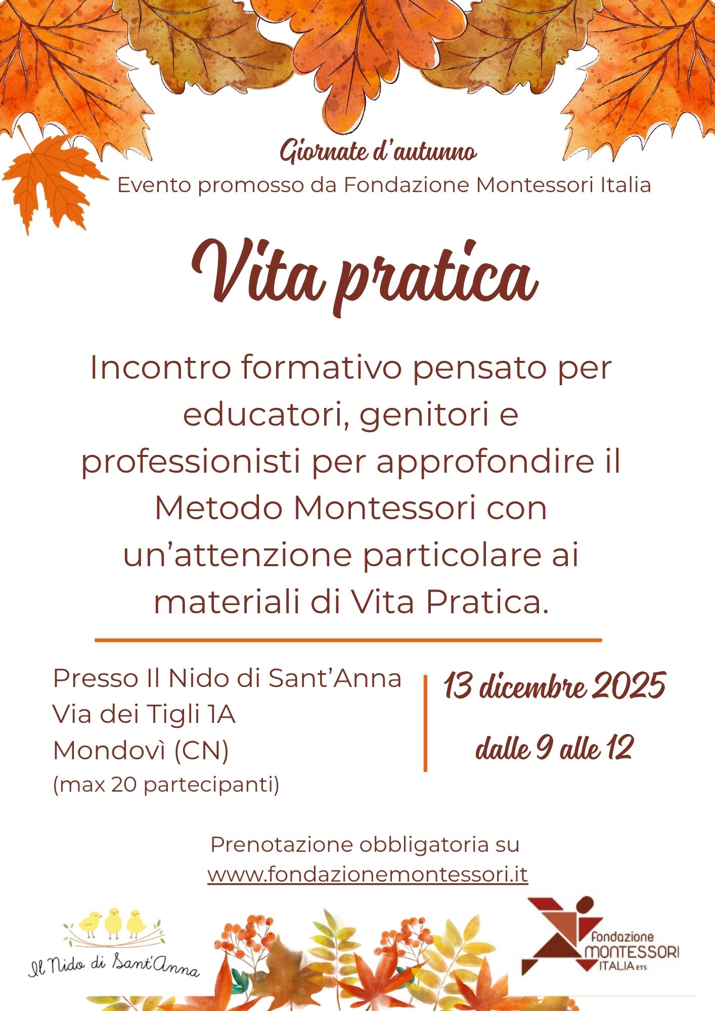 IL NIDO DI SANT'ANNA 13 dicembre - Francesca Boetti