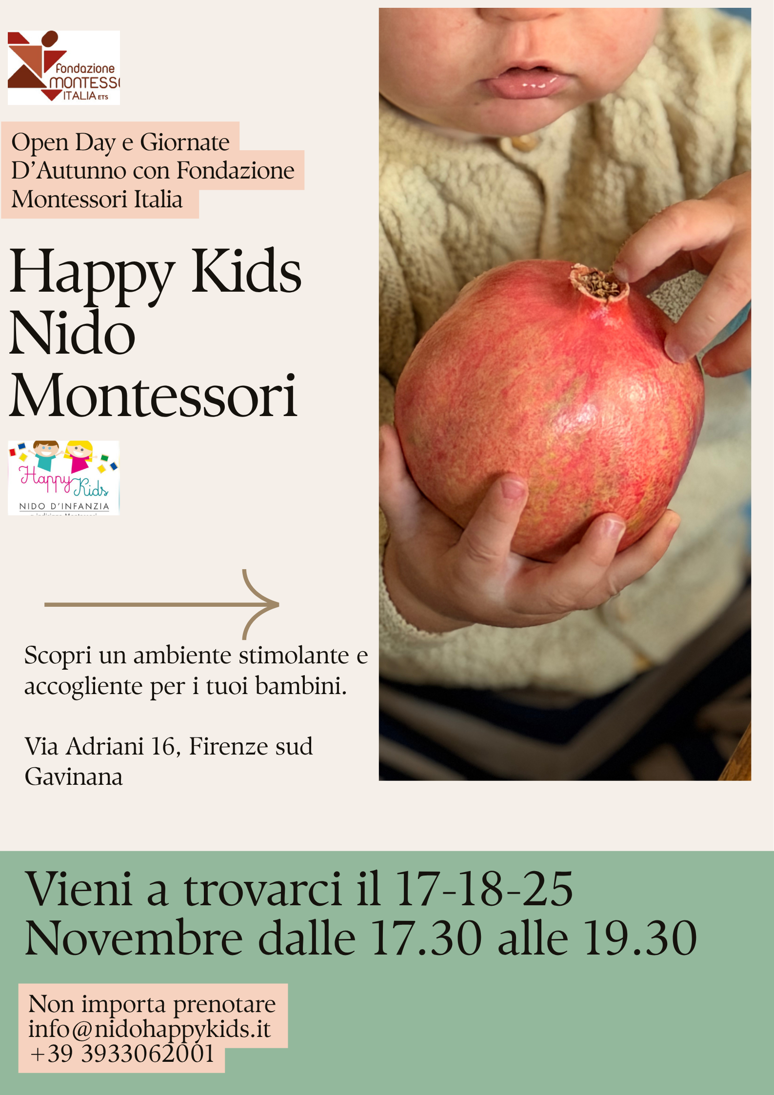 Poster - Happy Kids Nido - donatella scaglione